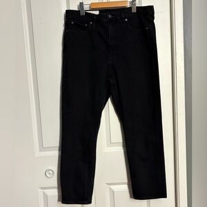 GAP Cigarette High Rise Black Jeans